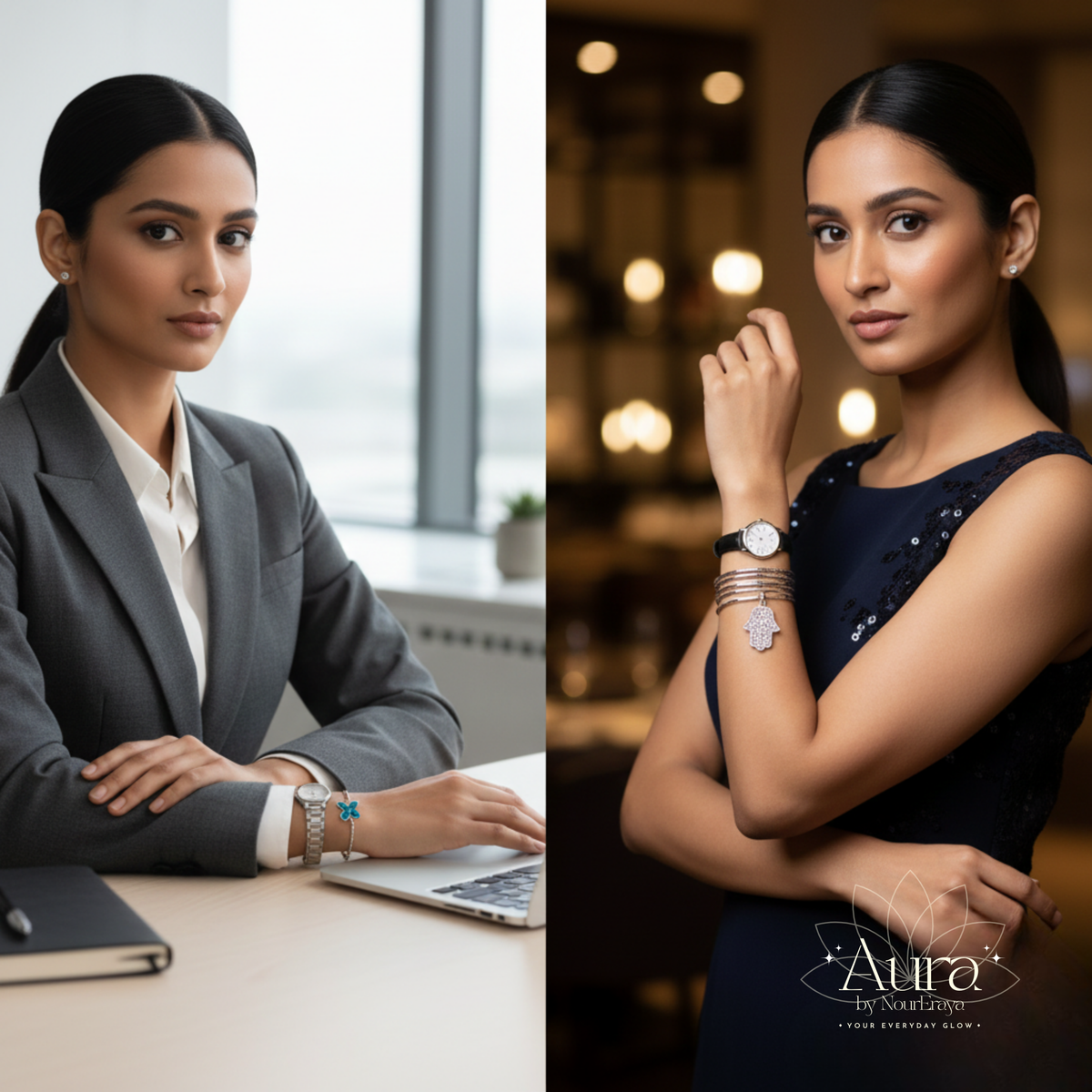 From Desk to Dinner: How to Style Aura by Noureraya Jewelry for Every Occasion