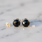 Signature Black Onyx Faceted Studs - 925 Sterling Silver