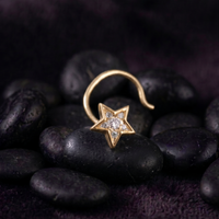 Celestial Star Nose Pin in 925 Sterling Silver