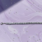 Classic Round CZ Tennis Bracelet in 925 Sterling Silver