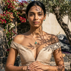 Emerald Halo Pendant Set in 925 Sterling Silver