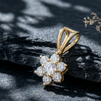 Petite Floral Bloom Pendant | 925 Sterling Silver
