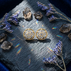 Golden Bloom Pendant Set in 925 Sterling Silver