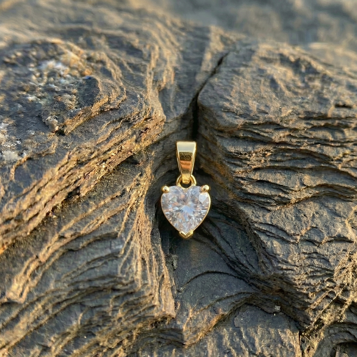 Timeless Heart Solitaire Pendant | 925 Sterling Silver
