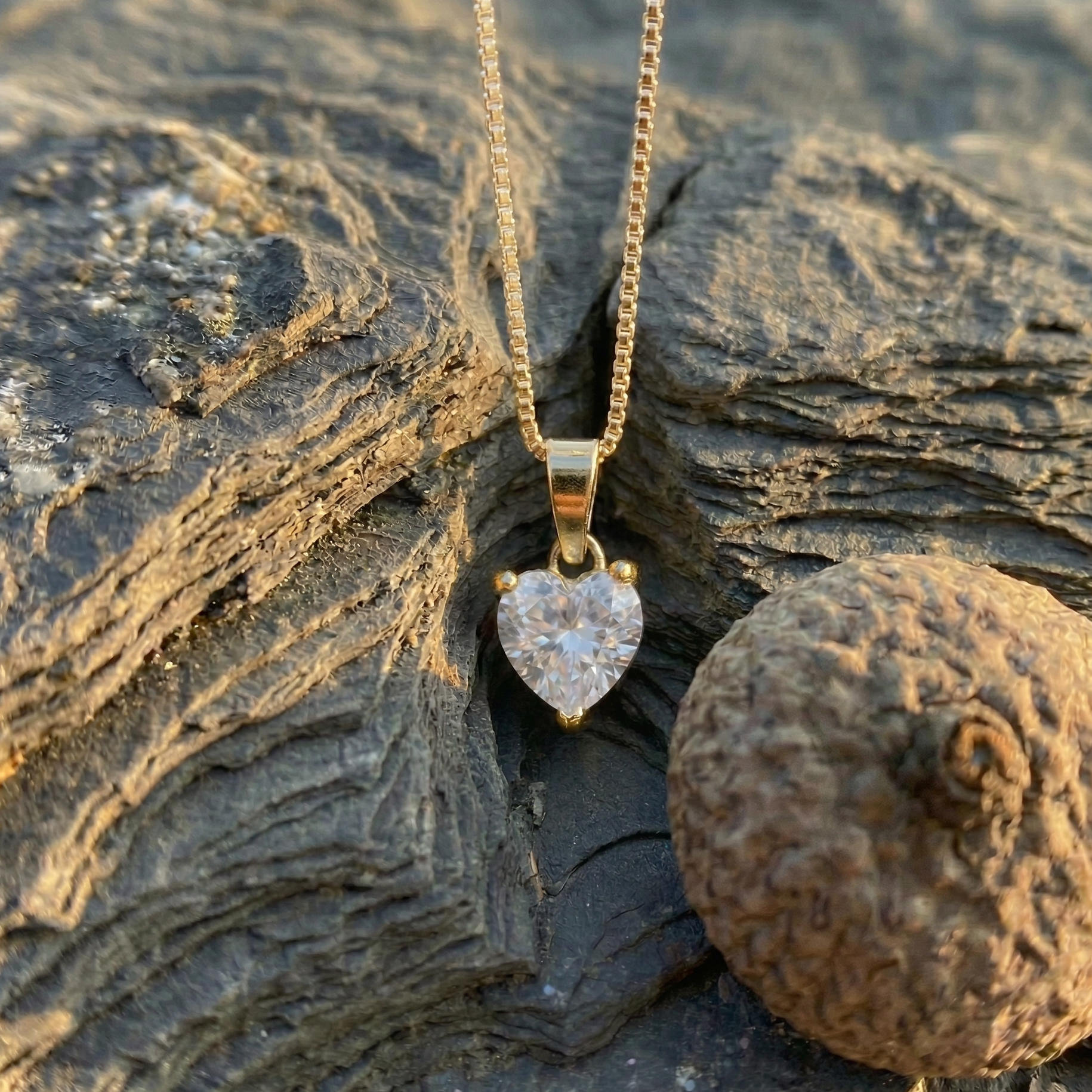 Timeless Heart Solitaire Pendant | 925 Sterling Silver