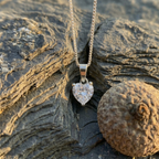 Timeless Heart Solitaire Pendant | 925 Sterling Silver