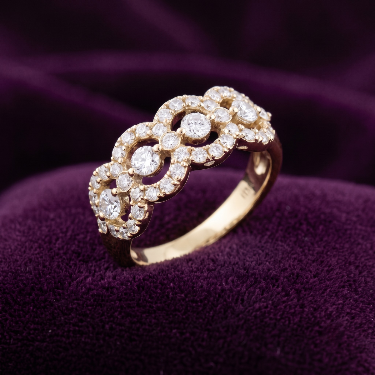 925 Sterling Silver Aura Legacy Band Ring