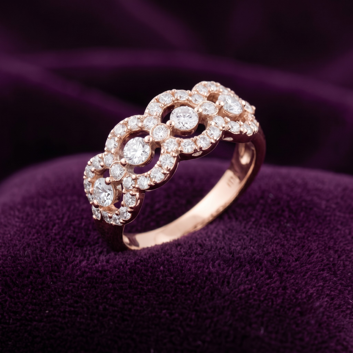 925 Sterling Silver Aura Legacy Band Ring