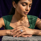 Marquise Vine Ring in 925 Sterling Silver