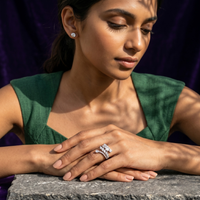 Marquise Vine Ring in 925 Sterling Silver