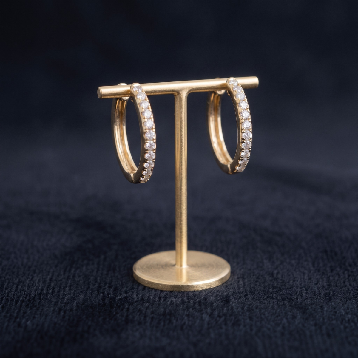 Classic Pave CZ Huggie Hoops | 925 Sterling Silver