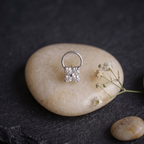 Petite Floral Nose Pin in 925 Sterling Silver