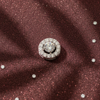 Round Solitaire Halo CZ Pendant | 925 Sterling Silver