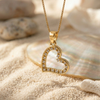 Radiant Heart Silhouette Pendant | 925 Sterling Silver