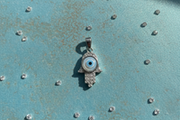 Sacred Hamsa Hand & Evil Eye Watch Charm – 925 Sterling Silver