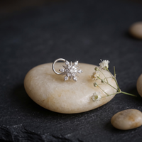 Starburst Nose Pin in 925 Sterling Silver