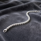 Classic Round CZ Tennis Bracelet in 925 Sterling Silver