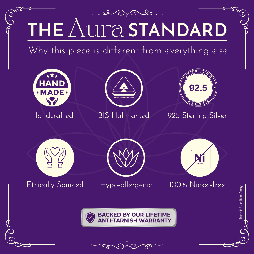 925 Sterling Silver Aura Legacy Adjustable Band Ring